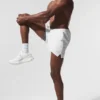 5" Traction løpeshorts – hvit