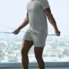 5" Traction løpeshorts – Lunar Grey