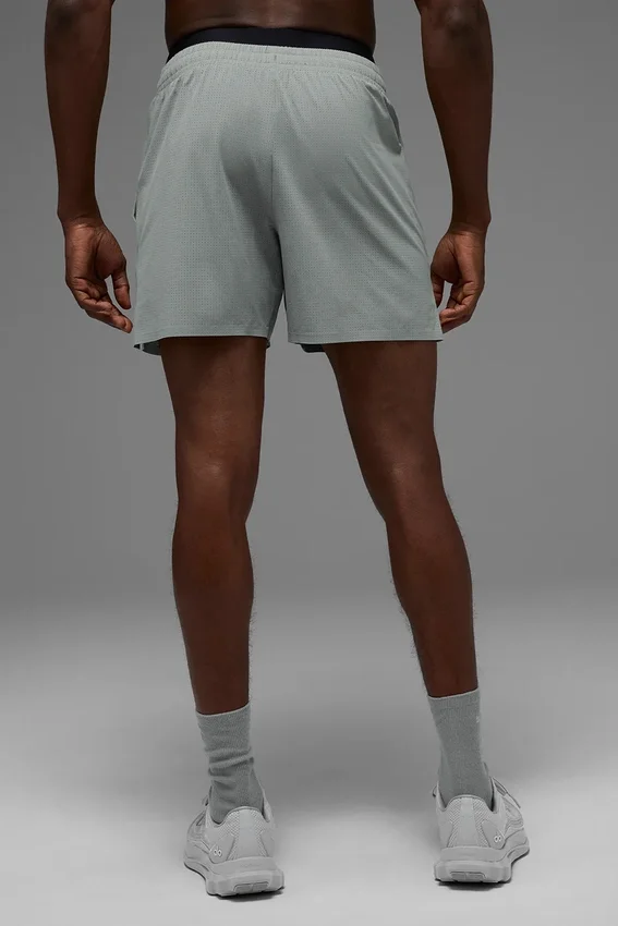 5" Traction løpeshorts – Lunar Grey