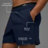 5" Traction løpeshorts – Navy
