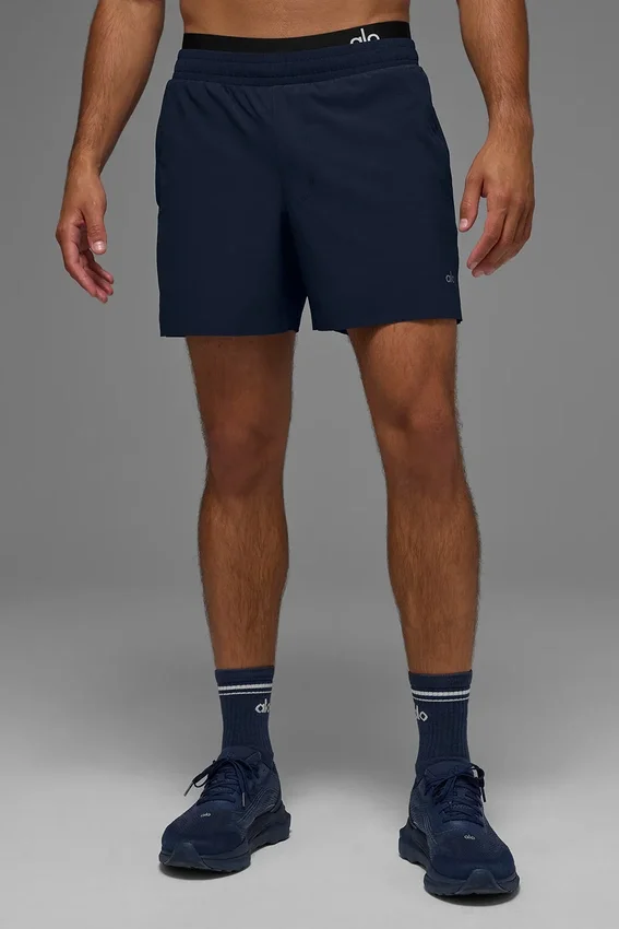 5" Traction løpeshorts – Navy