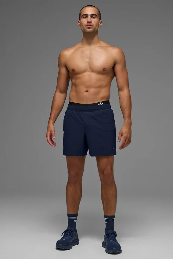 5" Traction løpeshorts – Navy