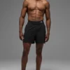 5" Traction løpeshorts – svart