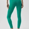 7/8 Airbrush Legging med High-Waist og Airbrush-mønster – Emerald Isle