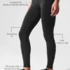 7/8-Airbrush Legging med høy midje – svart