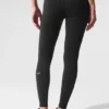 7/8-Airbrush Legging med høy midje – svart