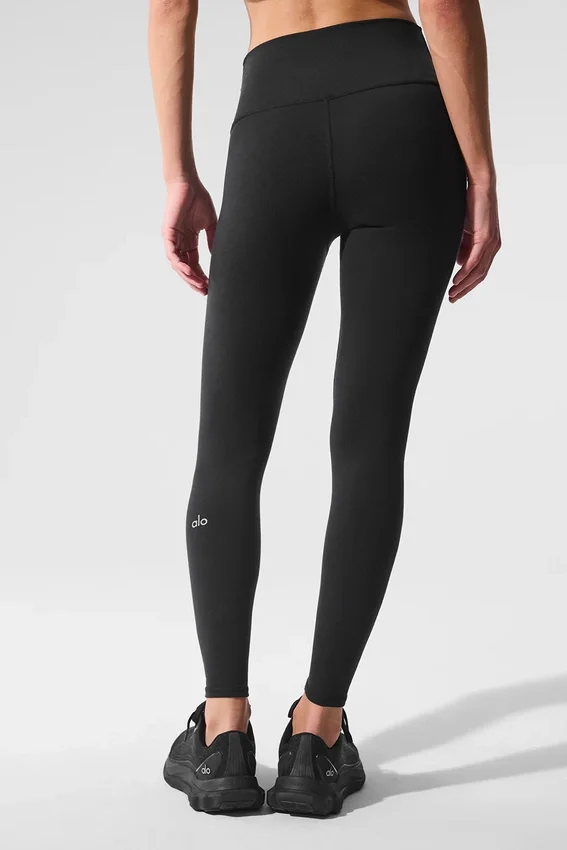 7/8-Airbrush Legging med høy midje – svart