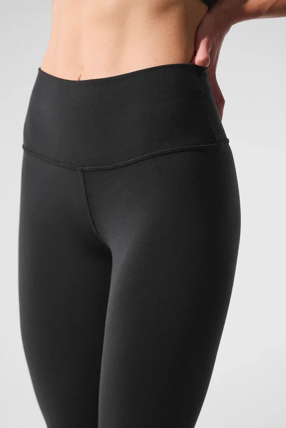 7/8-Airbrush Legging med høy midje – svart