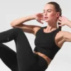 7/8-Airbrush Legging med høy midje – svart
