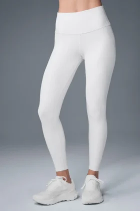 7/8 High-Waist Airbrush Legging – hvit