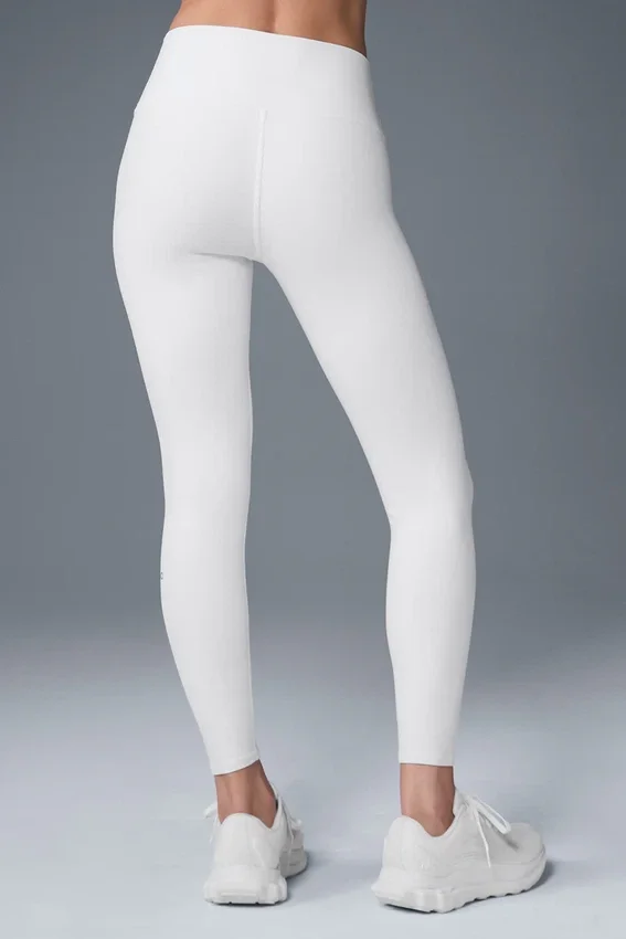 7/8 High-Waist Airbrush Legging – hvit
