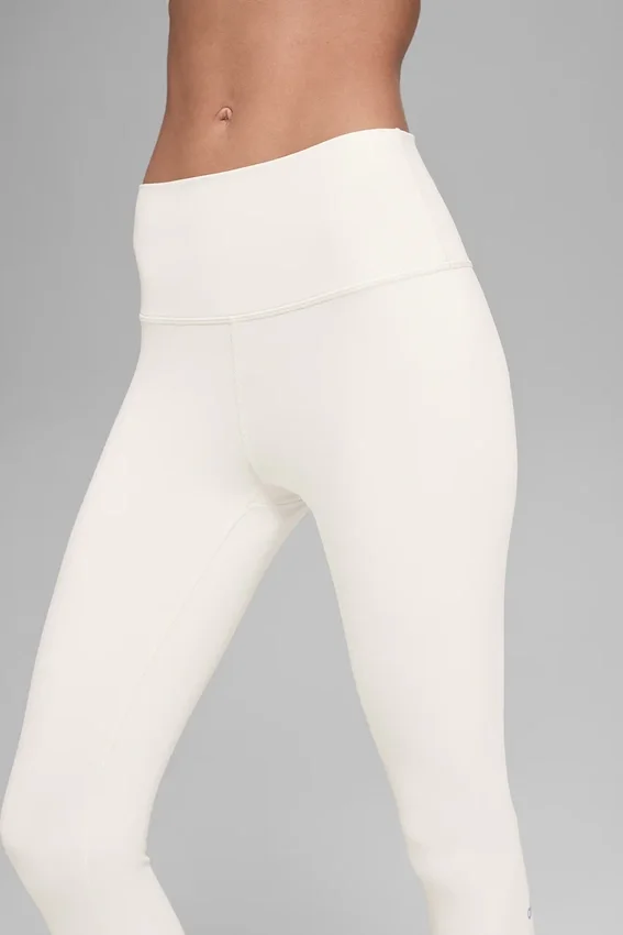 7/8 High-Waist Airbrush Legging – Ivory