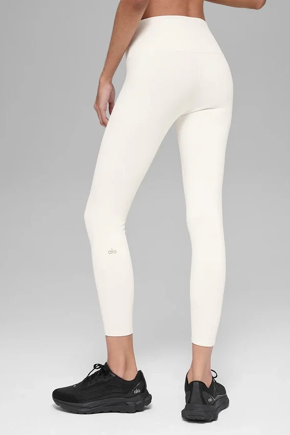 7/8 High-Waist Airbrush Legging – Ivory