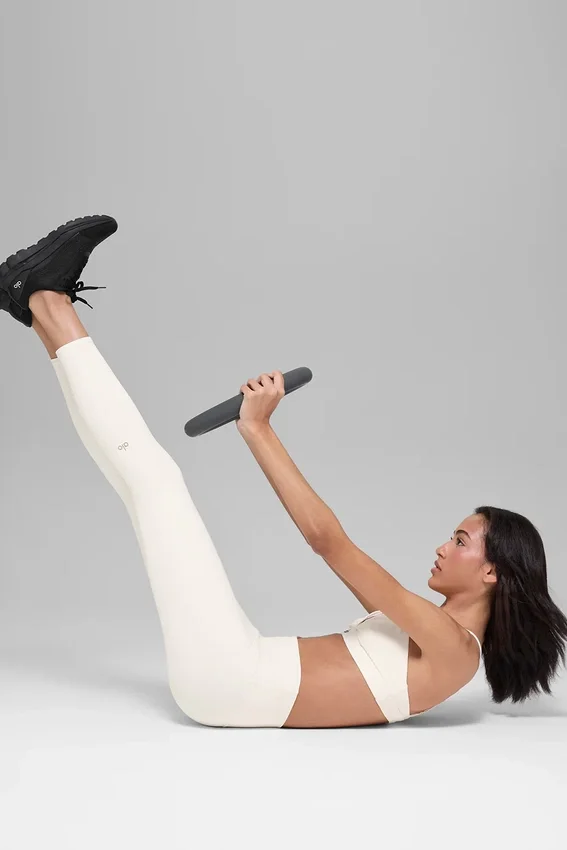 7/8 High-Waist Airbrush Legging – Ivory