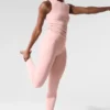 7/8 High-Waist Airbrush Legging – Pink Quartz