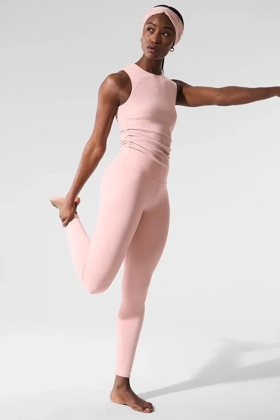 7/8 High-Waist Airbrush Legging – Pink Quartz