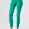 7/8 High-Waist Airbrush Legging – Spruce Green