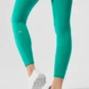 7/8 High-Waist Airbrush Legging – Spruce Green