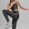 7/8-High-Waist Airlift Legging – antrasitt