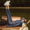 7/8 High-Waist Airlift Legging – Bluestone