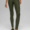 7/8 High-Waist Airlift Legging – Green Olive