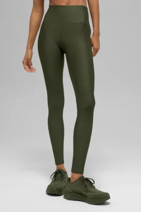 7/8 High-Waist Airlift Legging – Green Olive