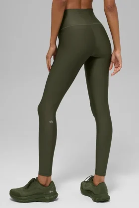 7/8 High-Waist Airlift Legging – Green Olive