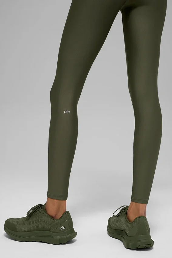 7/8 High-Waist Airlift Legging – Green Olive