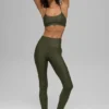 7/8 High-Waist Airlift Legging – Green Olive
