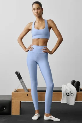 7/8 High-Waist Airlift Legging – Light Provence Blue
