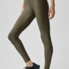 7/8 High-Waist Airlift Legging – Olive Tree