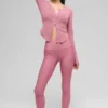 7/8 High-Waist Airlift Legging – Pink Wild Rose