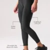 7/8 High-Waist Airlift Legging – svart