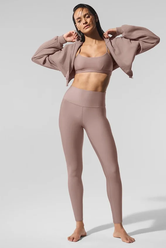 7/8 High-Waist Airlift Legging – Taupe