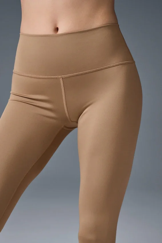 7/8 High-Waist Airlift Legging – Toasted Almond