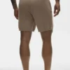 7" bomulls- og kashmirshorts «Ever Soft» – Gravel