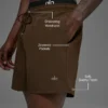 7" Circuit Shorts – Espresso