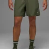 7" Circuit Shorts – Green Olive
