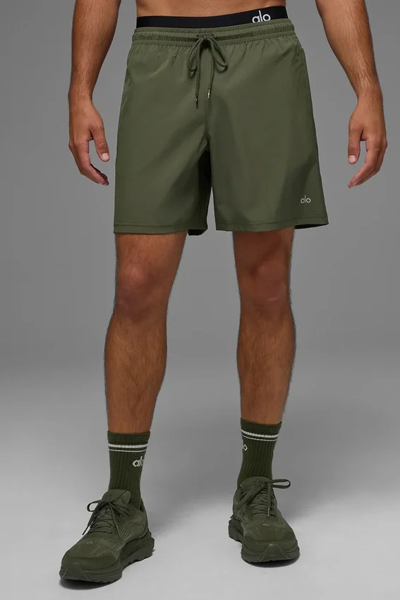 7" Circuit Shorts – Green Olive