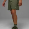 7" Circuit Shorts – Green Olive