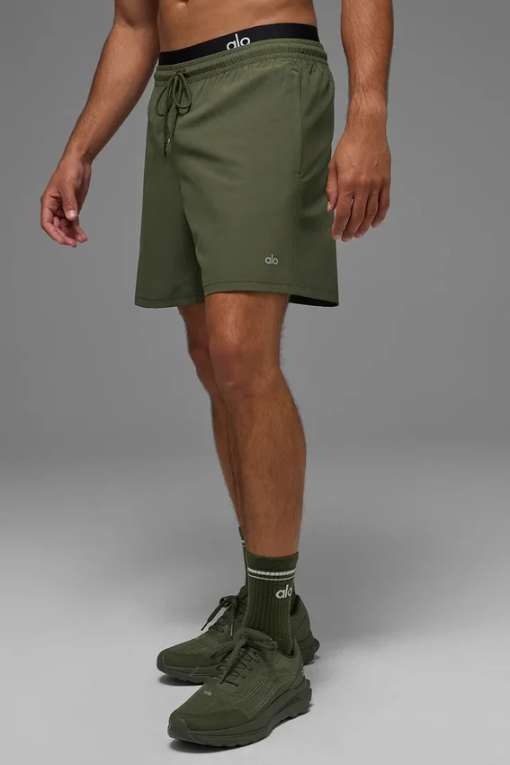 7" Circuit Shorts – Green Olive