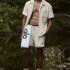 7" Coastal Terry-shorts – benhvit