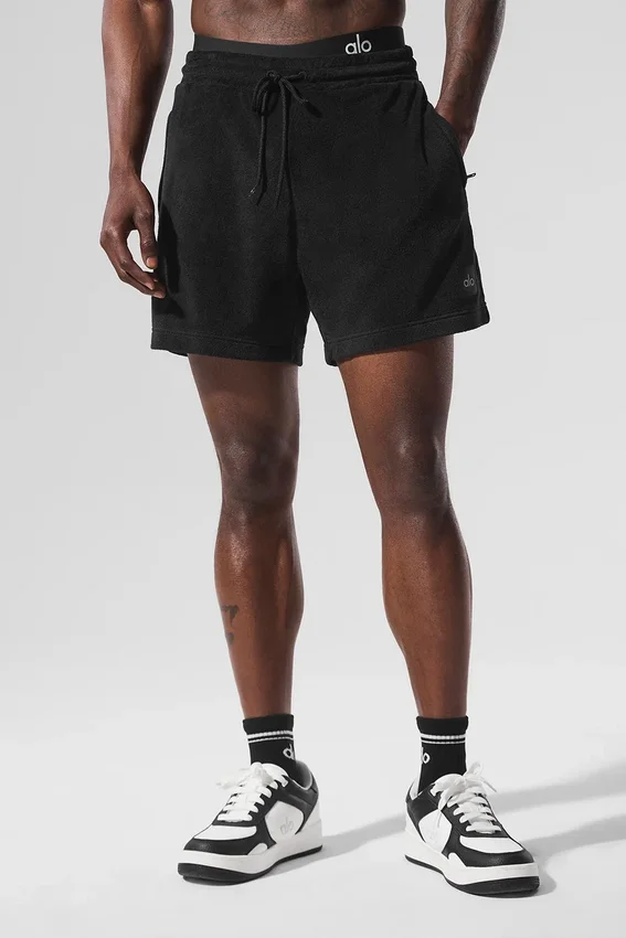 7" Coastal Terry-shorts – svart
