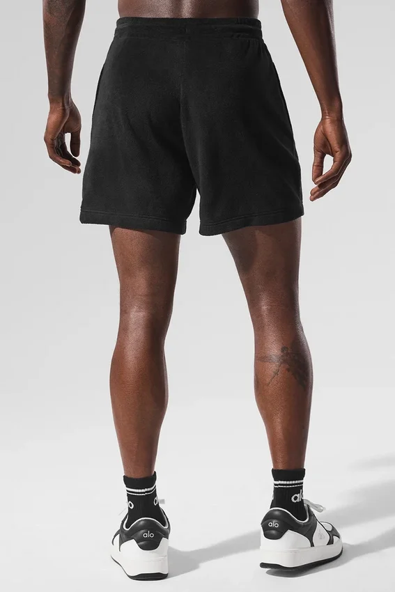 7" Coastal Terry-shorts – svart