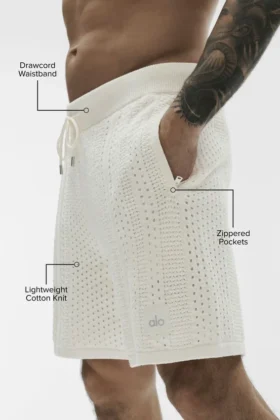 7″ Coastline Knit Shorts – Elfenben