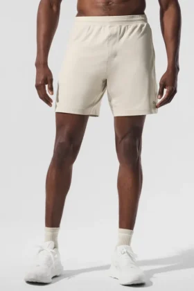 7″ Conquer React Performance Shorts – Bone