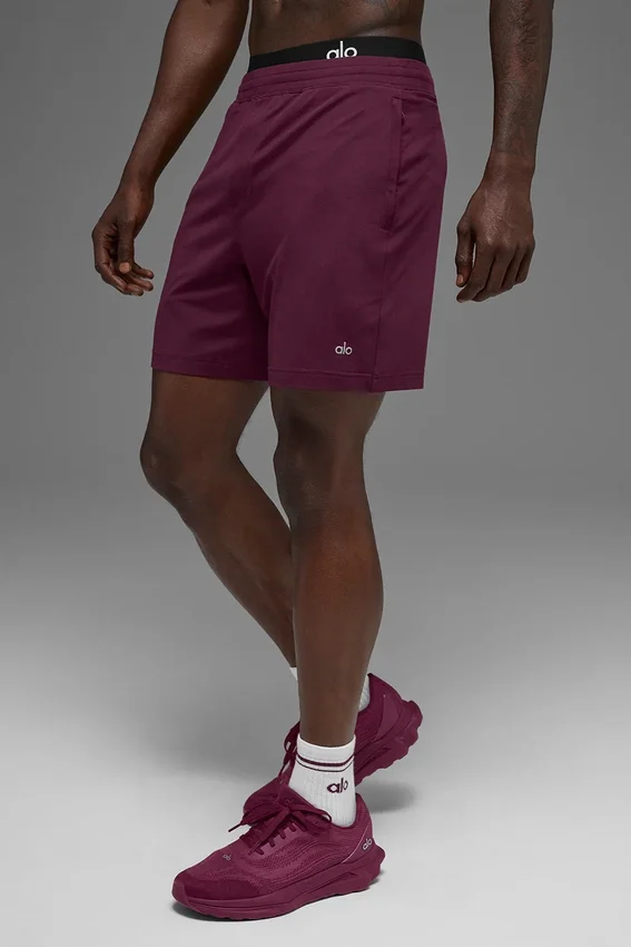 7" Conquer React Performance Shorts – Burgundy