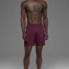 7" Conquer React Performance Shorts – Burgundy