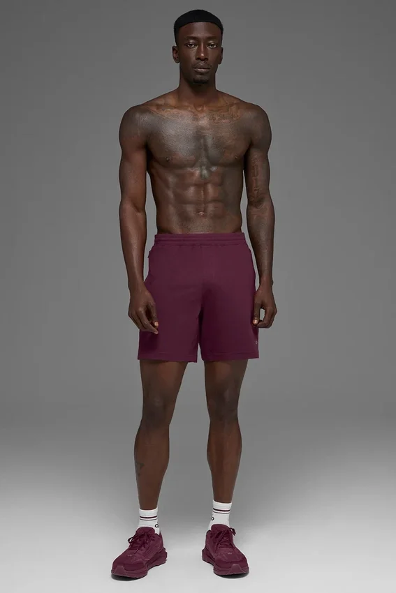 7" Conquer React Performance Shorts – Burgundy