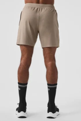 7″ Conquer React Performance Shorts – Gravel